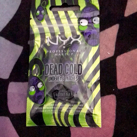 🆕Nyx Cosmetics xBeetlejuice Collection!SO!”Dead Cold”Cooling Under Eye Patches! - Picture 3 of 7